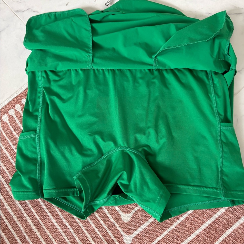 RLX Ralph Lauren Green Athletic Golf Tennis Skort Size Large - Picture 5 of 5